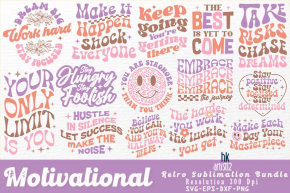 Retro Motivational Bundle: A Designer’s Review