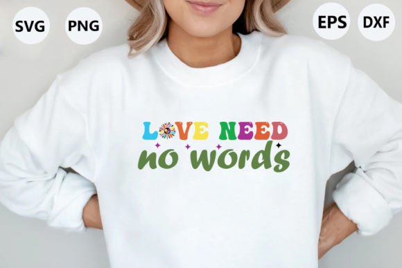 Review: Love Need No Words Autism Awareness SVG