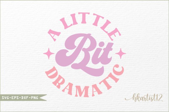 Reviewing A Little Bit Dramatic Retro SVG for Embroidery