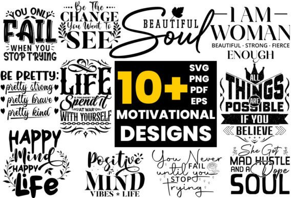 Reviewing the Motivational Typography Design Bundle