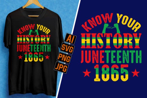 Reviewing Trendy Juneteenth T-Shirt Design 09 for Embroidery
